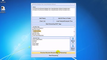 How To Use Rename Multiple Files Using Metadata Software
