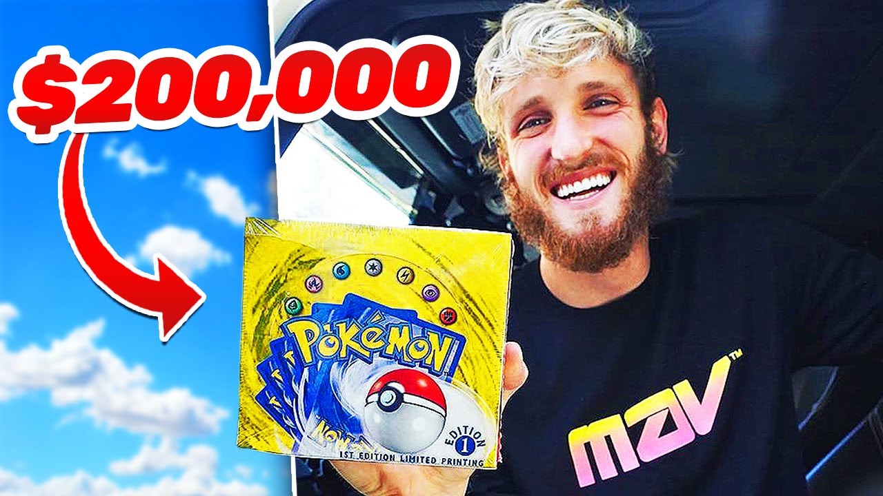 Logan Paul Buys a $200,000 Pokémon Booster Box | Is it a Good Investment? -  YouTube