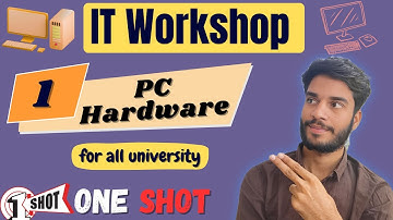 PC Hardware | IT Workshop | ITW | KKS Computer Science – All Universities | B.Tech/BCA/Diploma CS