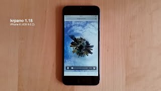 krpano 1.18 Panoramic Video on an iPhone 6