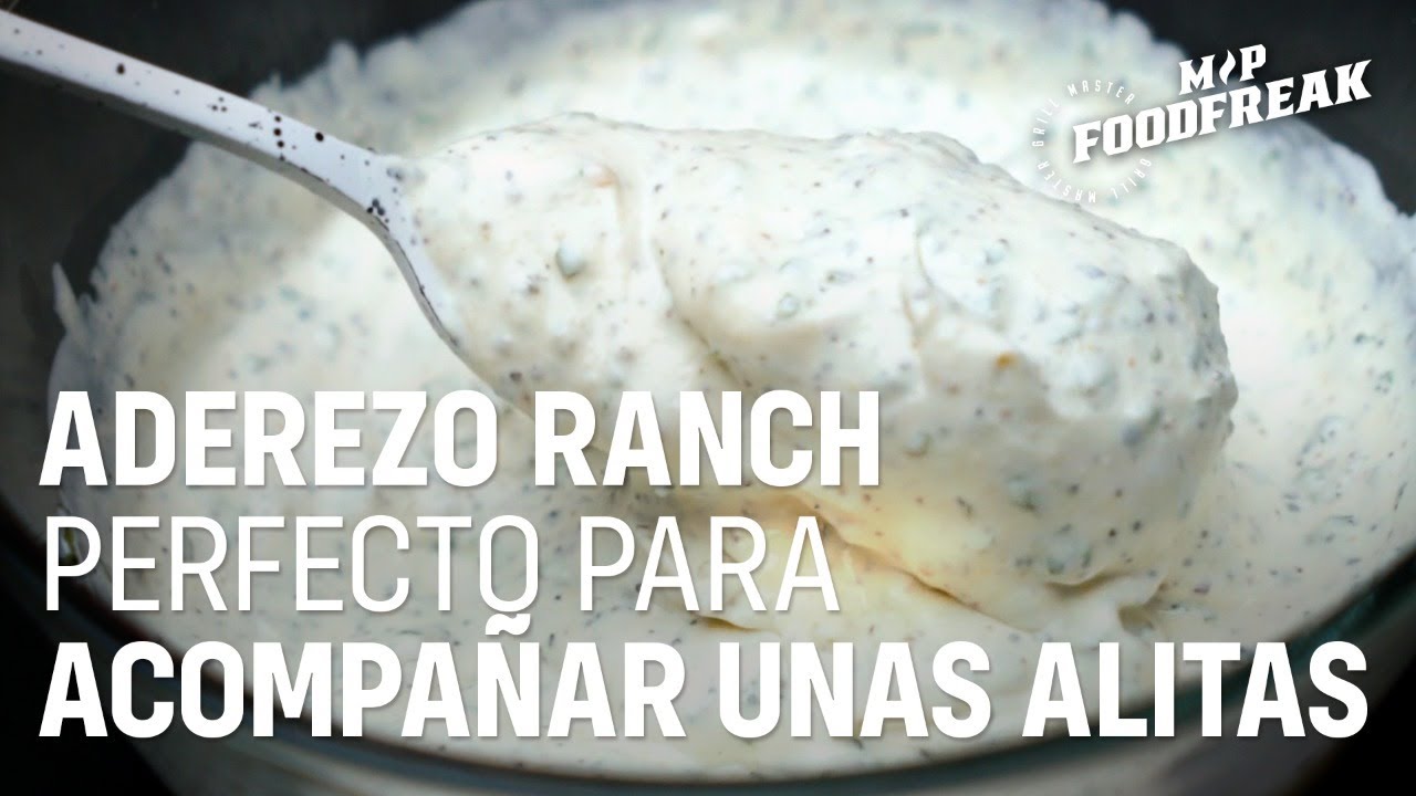 Aderezo Ranch| Perfecto Para Acompañar Unas Alitas - YouTube