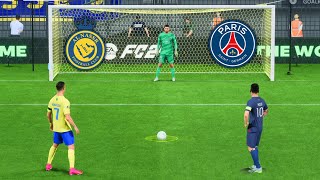 AL NASSR VS PSG l RONALDO, MESSI, NEYMAR, MBAPPE, HAALAND l FC 24 PENALTY SHOOTOUT