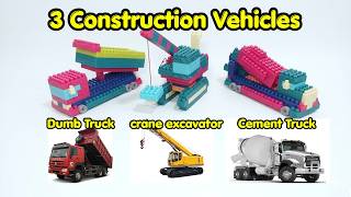Full DIY Building Blocks 3 Construction Vehicle `13 MIN `BUILD! ` Part 1 Update