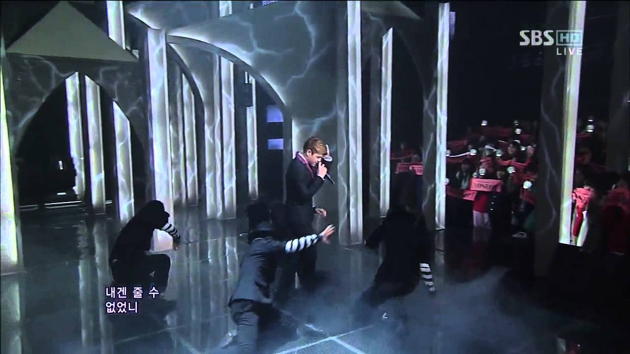 Ян Йо-Суп из BEAST [Кофеин] @SBS Inkigayo Популярная песня 20121202