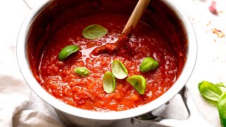 Everyone needs a rich, delicious and simple pasta sauce recipe in their back pocket!