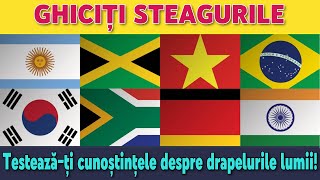 Test de cultură generală: 🌍 Ghicește drapelul a 50 de țări 🚩 - Quiz interactiv