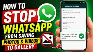 How To Stop WhatsApp From Saving Photos And Videos To Gallery #whatsapp #whatsappstatus #shorts screenshot 3