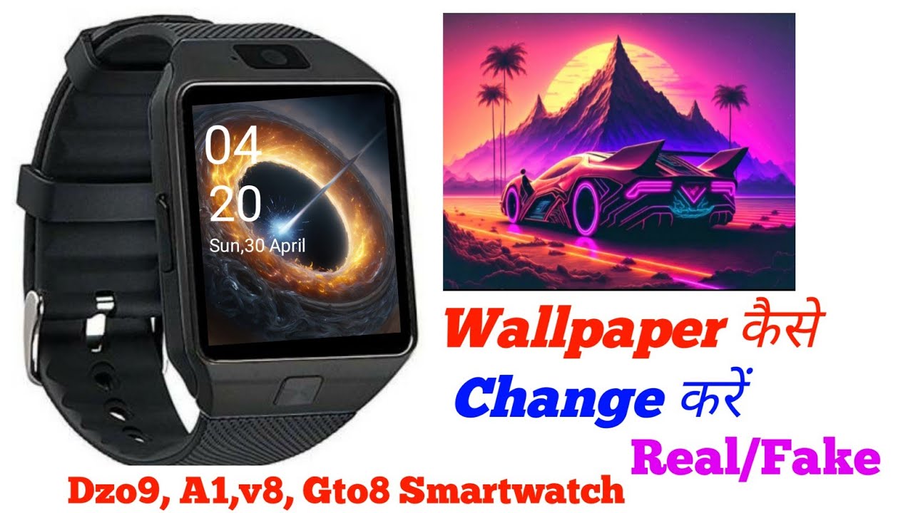 Working Smart Watch Covert Spy Camera W/ DVR and Zoom