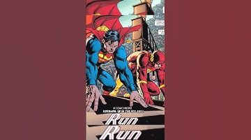 Superman was faster than Flash #dc #superman #flash #comics