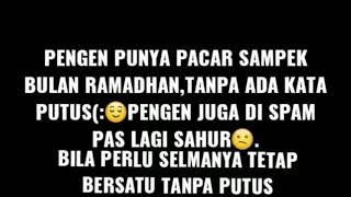 Story WhatsApp pengen punya pacar | #ramadhan