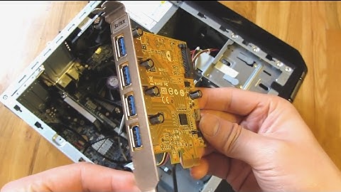 How to Install a USB 3.0 PCIe Express Expansion Card (Sunix 4-Port)