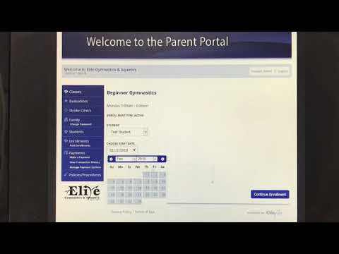 Elite Tutorials: How to enroll and make payments via iClass Parent Portal