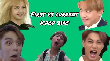 MY FIRST BIAS VS MY CURRENT BIAS IN KPOP GROUPS