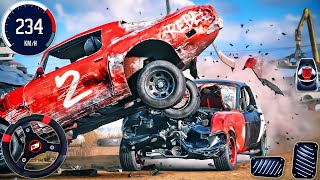 Real Car Racing Wreckfest 2 Simulator 3D - Extreme Race Car Crash Beam Derby - Pc Gameplay