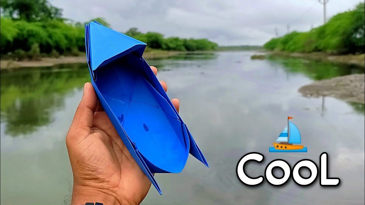 New Paper Floating Boat, Make Easy Paper Boat Float in River, Origami