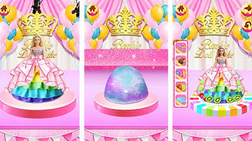 PLAY KIDS GAME UNICORN CHEF BAKING #2 | DOLL CAKE | GAME FOR ANDROID/IOS