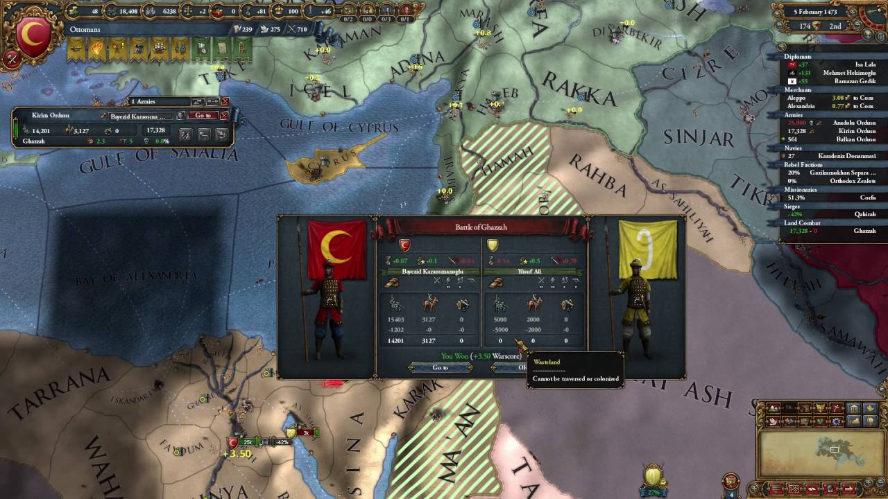 Lord Forwind Eu4 Ottomans Ep.3 Beating up the weak Mamluks! YouTube