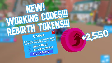 [Mining Simulator] Codes! Part 2 (Rebirth Tokens)