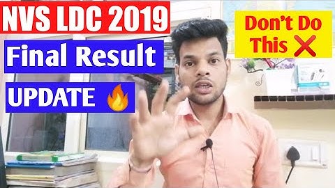 NVS Ldc 2019 Final Result Update 🔥| Don