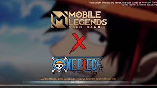 LOADING SCREEN MOBILE LEGENDS X ONE PIECE HD || FULL LAYAR •No password