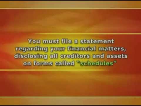 This video series on the basics of bankruptcy was produced by the U.S. Courts. The video series gives you background on what is required to file a bankruptcy such as...