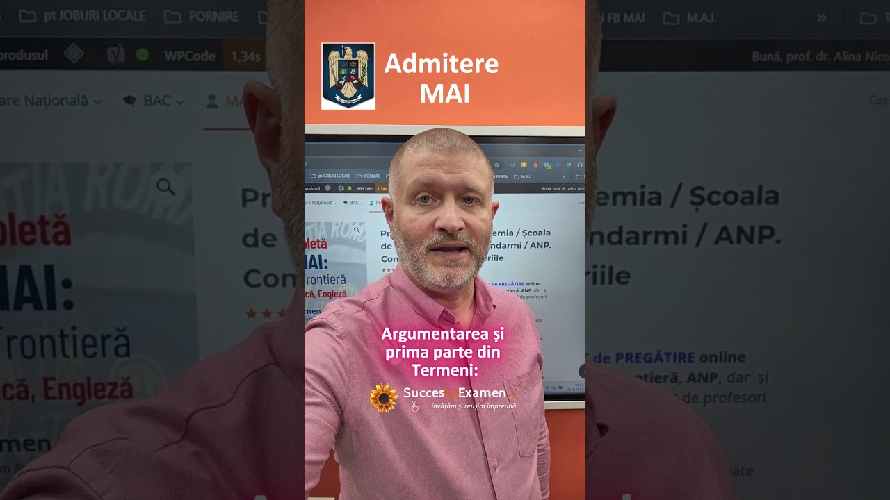 Logica Admitere MAI: Politie, Jandarmi. Termenii, Clasificarea termenilor, cu profesor Florin Nicola
