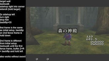 forest temple cutscene skip non initial setup