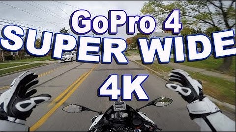 GoPro Hero 4 Black 4K SUPER WIDE Video Test - Sony Microphone Sound Test