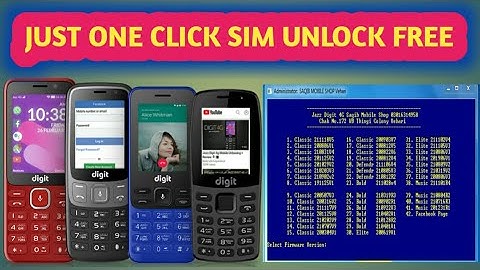Jazz Digit 4G All Version Sim Unlock Free V2 V3 V4 V5 V6 V7 V8 V9 Dead Boot Repair File