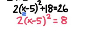 Solving Quadratic Equations by Undoing 1