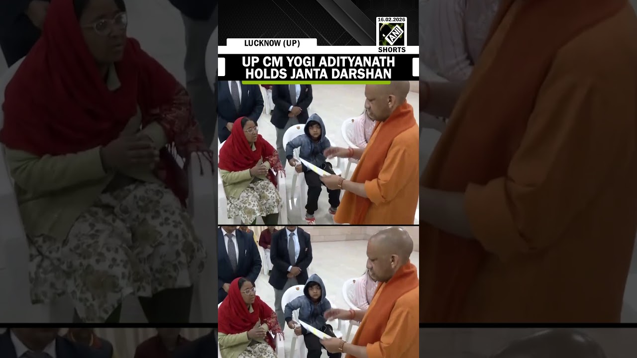 UP CM Yogi Adityanath holds Janta Darshan in Lucknow