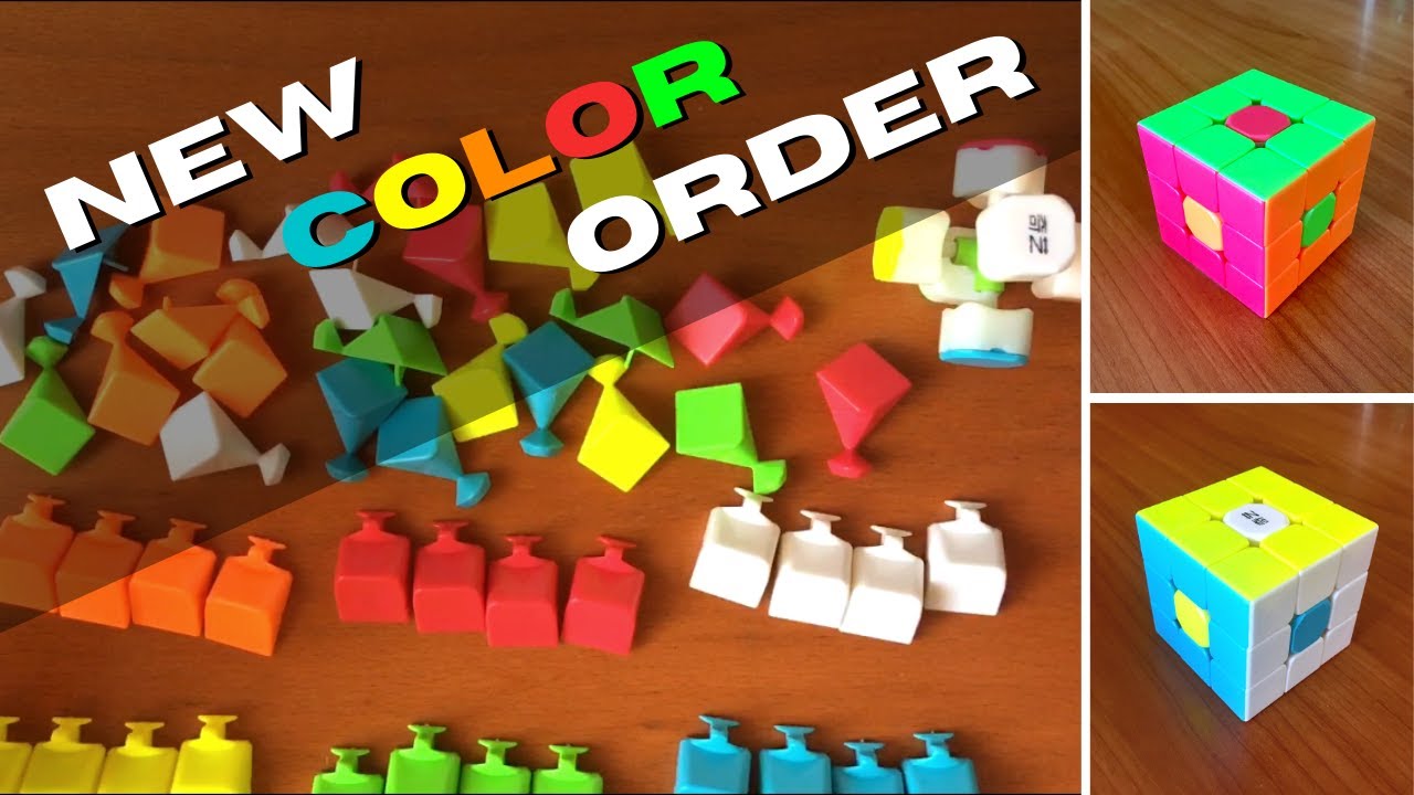I changed the COLOR ORDER of my CUBE - YouTube