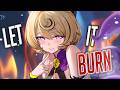 Nightcore LET THE WORLD BURN Female Version Lyrics