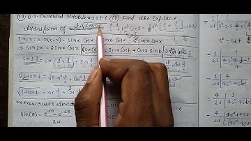 Laplace transform of t(1+sint)^(1/2) ||  B.S Grewal problem:-21.1 Question number:-19