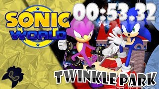 Sonic World R8 - Twinkle Park - Speedrun: 53.32 (Former WR)