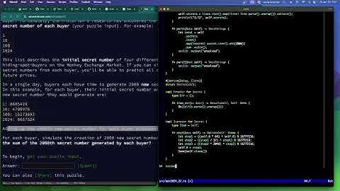 [Rust Programming] Advent of Code 2024 - Day 22 - Monkey Market