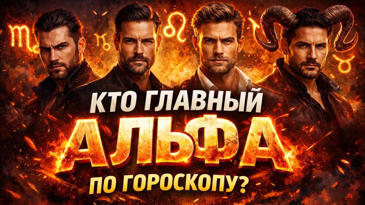КТО ГЛАВНЫЙ АЛЬФА ПО ГОРОСКОПУ? Топ 5 знаков зодиака