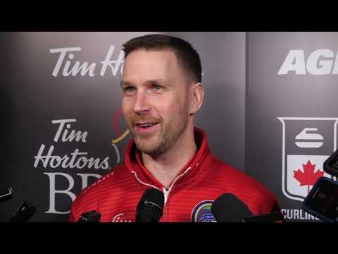 2020 Tim Hortons Brier - Media Scrum - Page Playoff 3v4