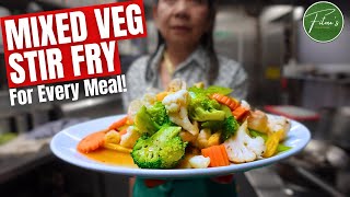 EASY! Mixed Veg Stir Fry For EVERY Meal | PAD PAK RUAM MIT
