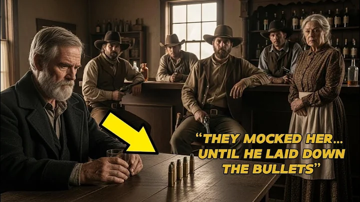 “They Mocked the Old Waitress… BUT the Quiet Man in the Corner Laid His Bullets Down One by One.”