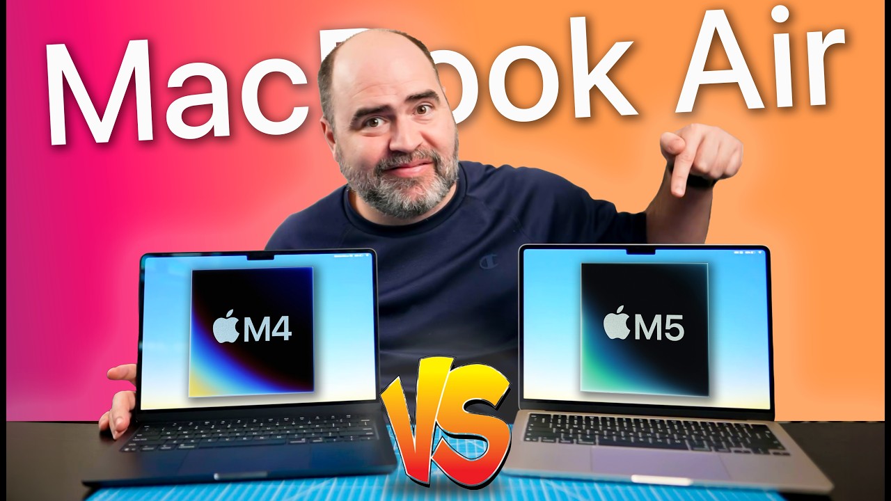 MacBook Air M5 vs M4: 31 minutos de PURAS COMPARATIVAS