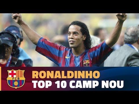 Ronaldinho's top ten moments at the Camp Nou