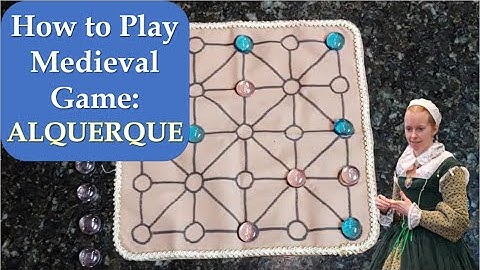 ALQUERQUE | How to Play this Medieval Board Game
