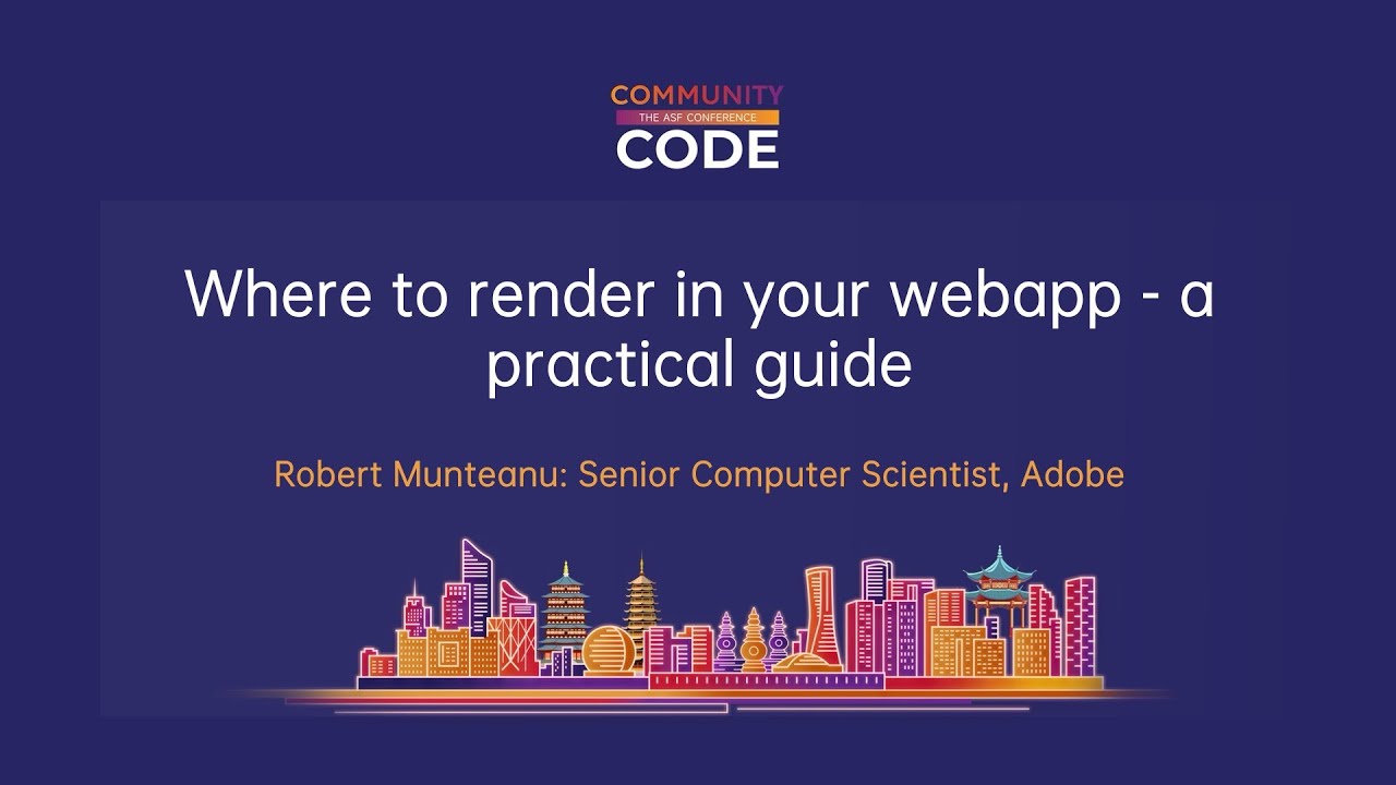 Where to render in your webapp - a practical guide