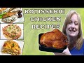 3 DELICIOUS ROTISSERIE CHICKEN RECIPES | EASY DINNER IDEAS | COOK WITH ME