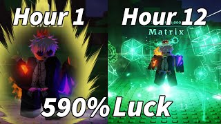 What 12 HOURS With 590% LUCK Got Me In SOL'S RNG ERA 7