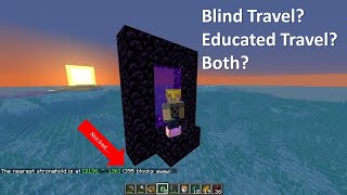 Minecraft Nether Travel – An Introduction to Blind Travel and Educated Travel