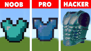 NOOB VS PRO VS HACKER Pixel art Armor І Minecraft