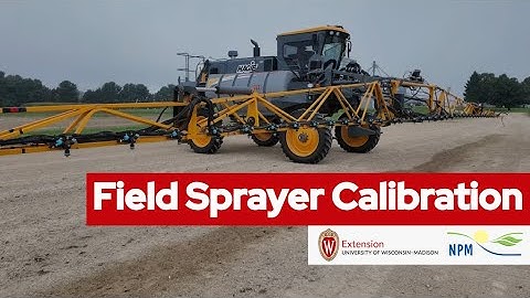 Field Sprayer Calibration