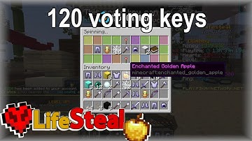 Opening 120 Voting Keys in PikaNetwork Lifesteal